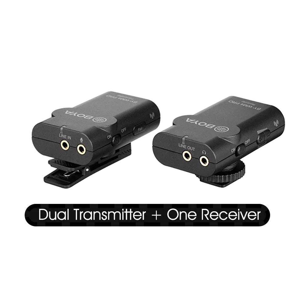 MICRO THU ÂM WIRELESS UHF BOYA BY-WM4 PRO-K1 (BỘ 1 PHÁT, 1 THU) 4