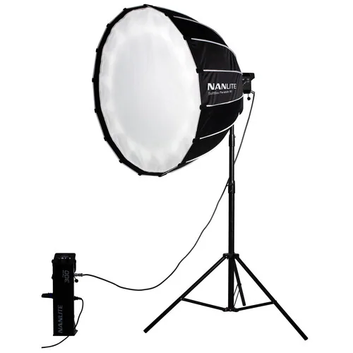 Nanlite Para 90 Quick-Open Softbox with Bowens Mount (35″) 7
