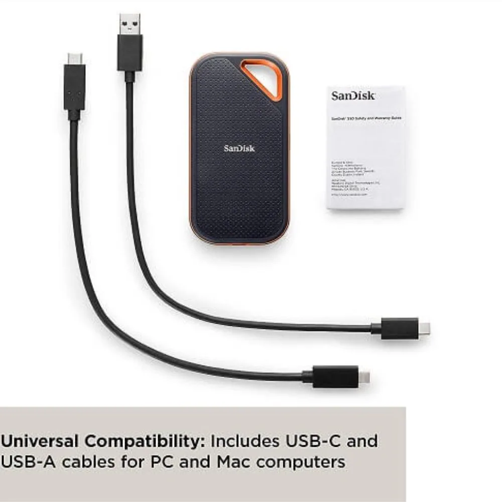 Ổ cứng di động SSD Sandisk Extreme Pro E81 4TB USB 3.2 Gen2 x2 SDSSDE81-4T00-G25 3