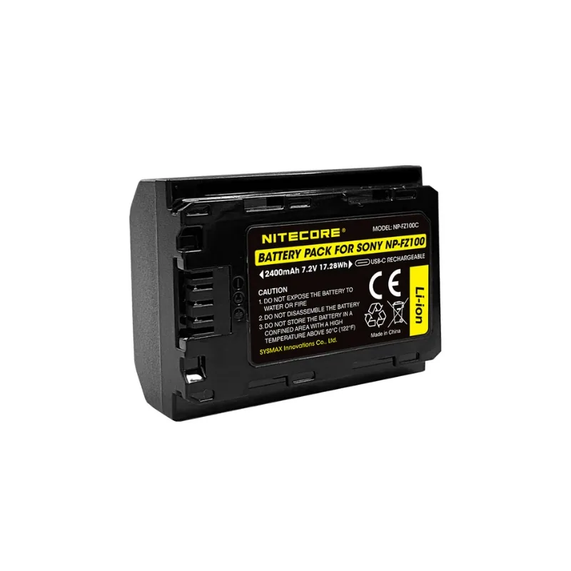 Pin cho Sony Nitecore – NP-FZ100C 3