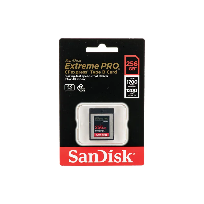 Thẻ nhớ CFexpress SanDisk Extreme Pro 256GB 1700MB/1400MB/s Type B 2