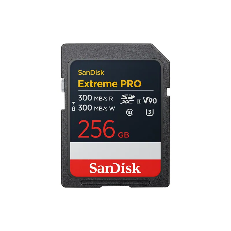 Thẻ nhớ SDXC SanDisk Extreme Pro UHS-II /V90/U3/Class10 256GB 300MB/s SDSDXDM-256G-GN4IN