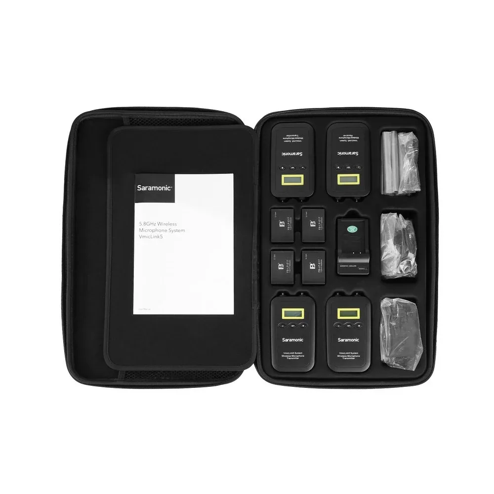 Saramonic Wireless System- VmicLink5 RX+TX+TX+TX FS101 2