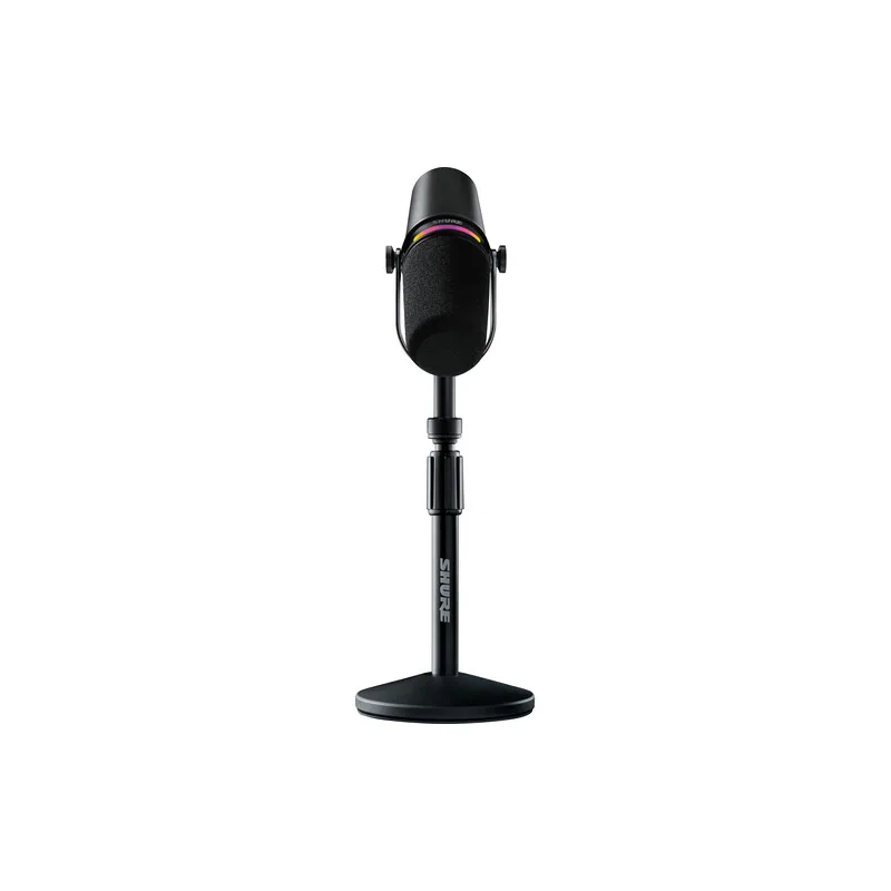 Shure MV7+-K with Gator Desktop Stand 2