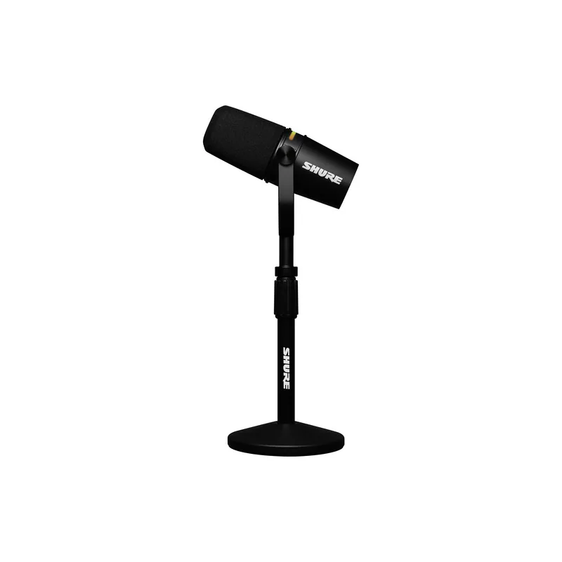 Shure MV7+-K with Gator Desktop Stand 3