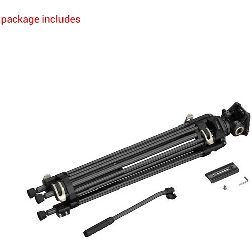 SmallRig AD-01 Heavy-Duty Tripod with Fluid Head – 3751B 4
