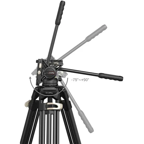 SmallRig AD-01 Heavy-Duty Tripod with Fluid Head – 3751B 5