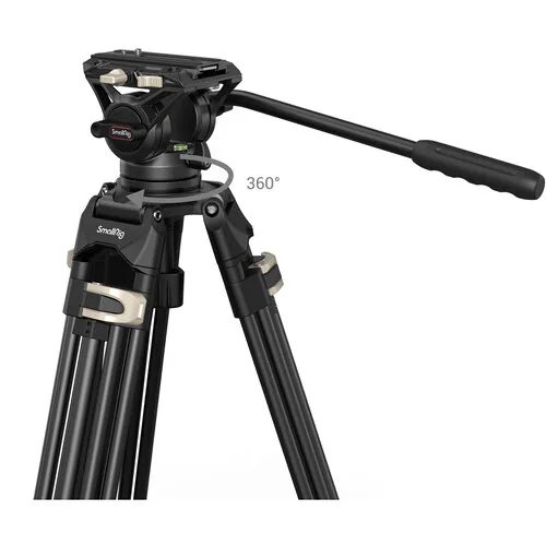 SmallRig AD-01 Heavy-Duty Tripod with Fluid Head – 3751B 6