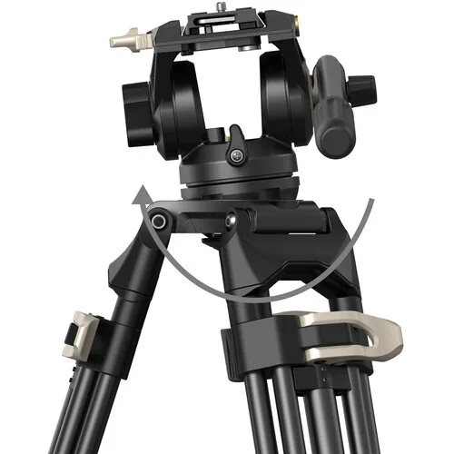 SmallRig AD-01 Heavy-Duty Tripod with Fluid Head – 3751B 7