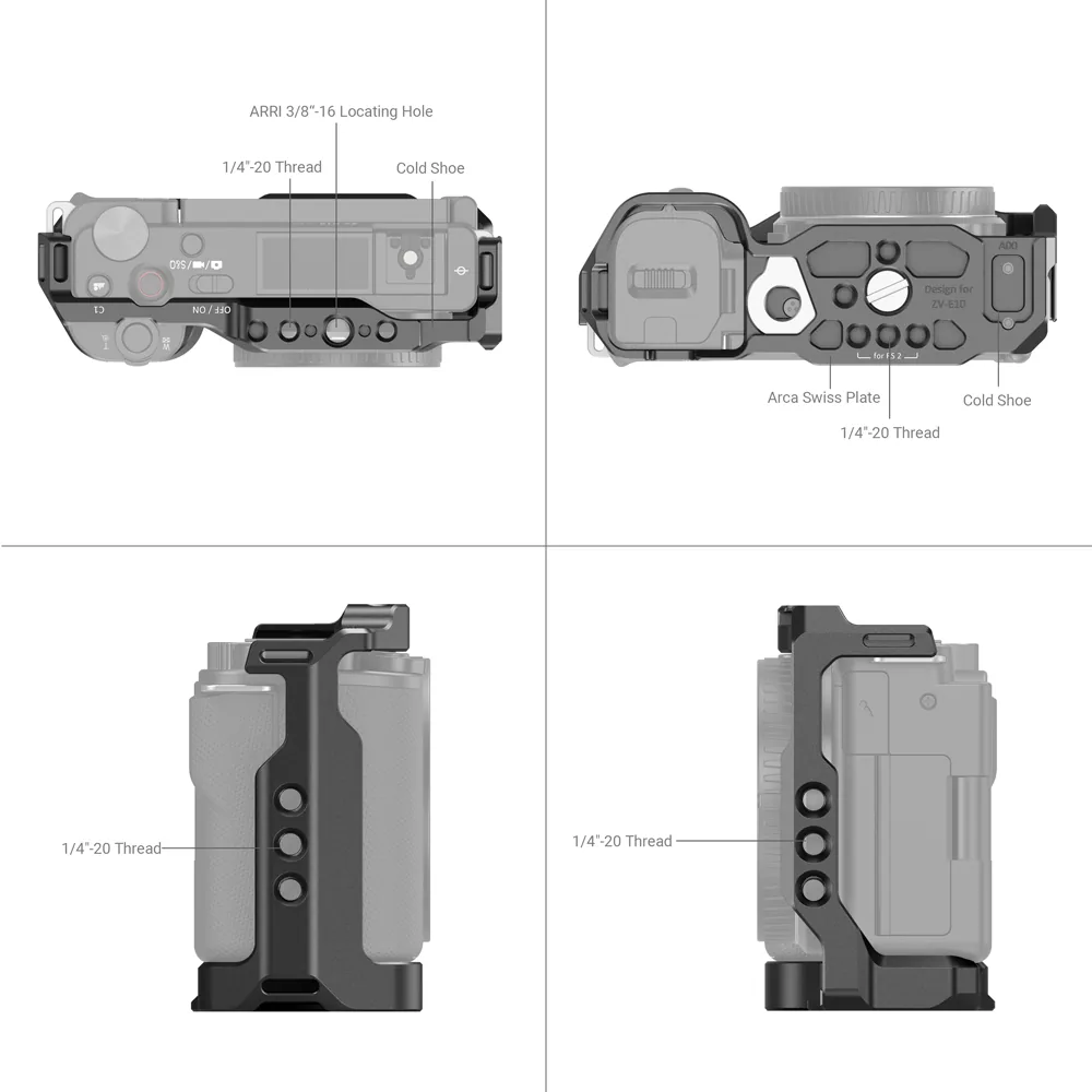 Smallrig Cage for Sony ZV-E10 – 3531B 3