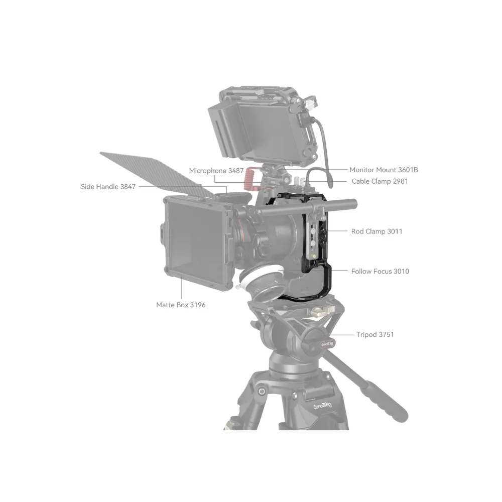 SmallRig Cage for Canon EOS R6 Mark II 4159 4