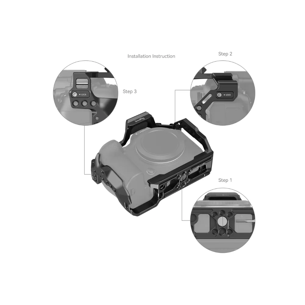SmallRig Cage for Canon EOS R6 Mark II 4159 7