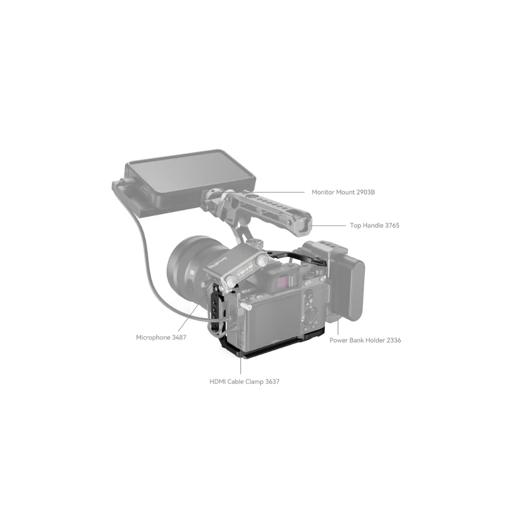 SmallRig Cage for Sony Alpha 7 III / Alpha 7R III 2087D 4