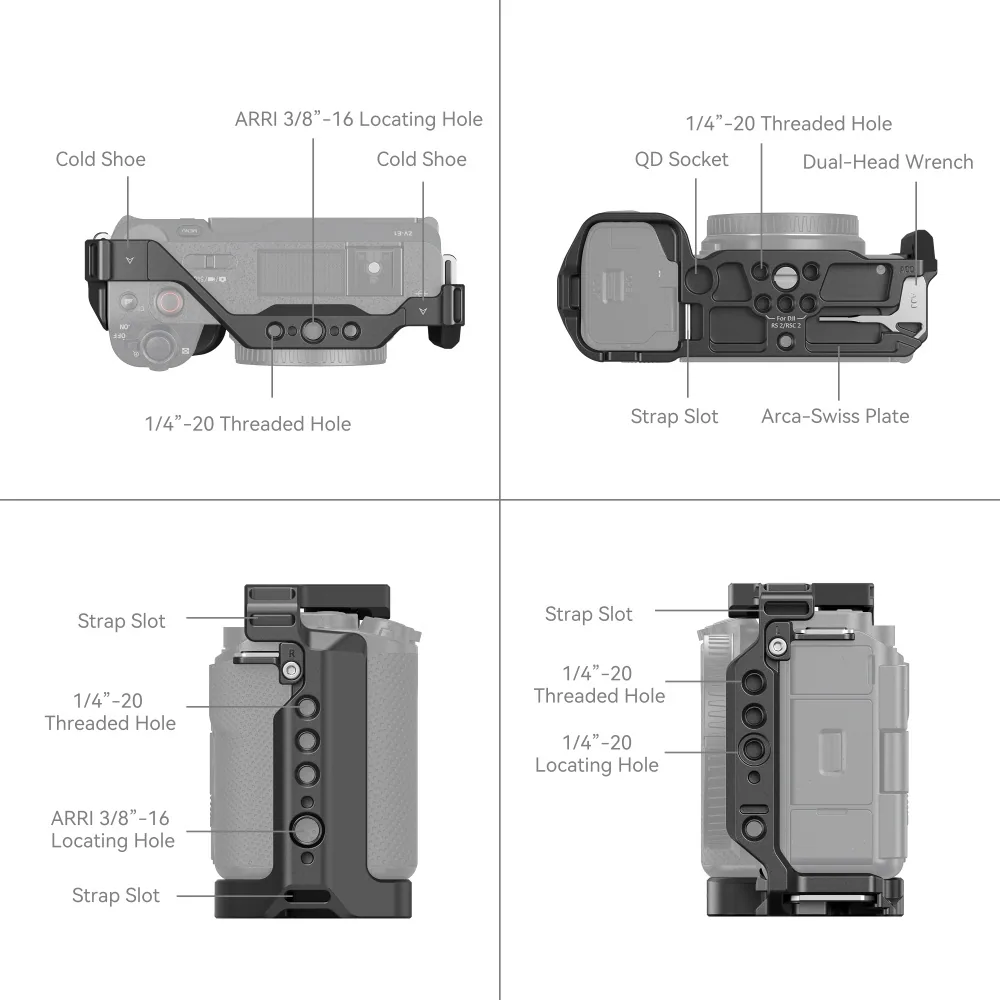 SmallRig Cage for Sony ZV-E1 4256 9