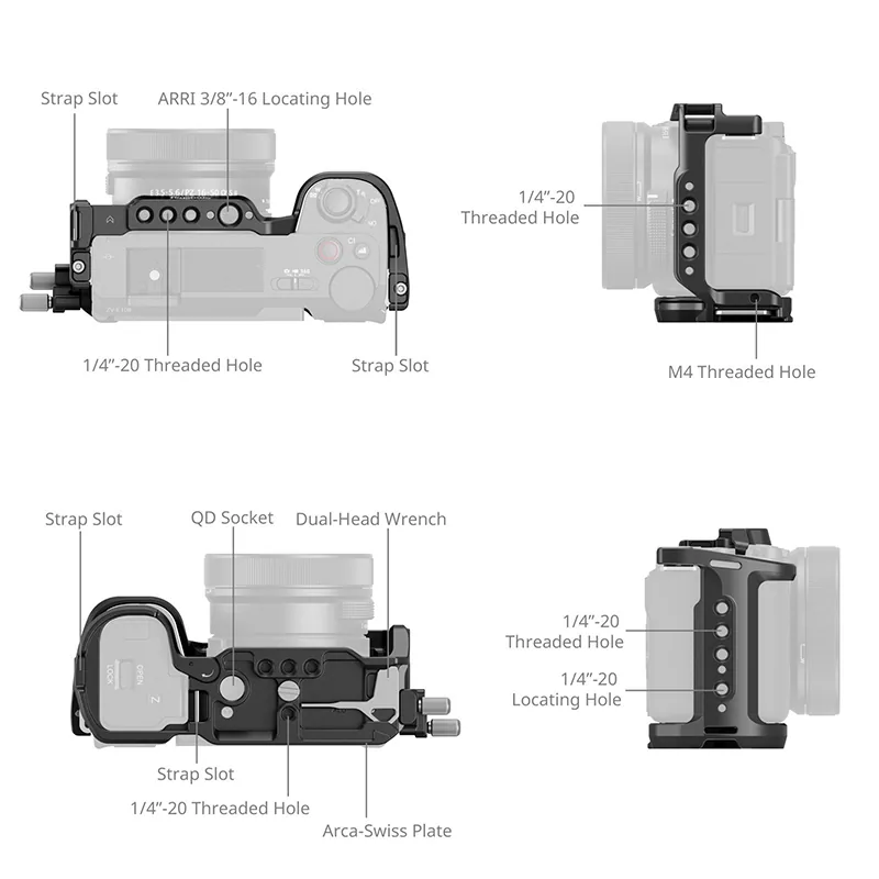 SmallRig Cage Kit Cho Sony ZV-E10 II (4867) 4