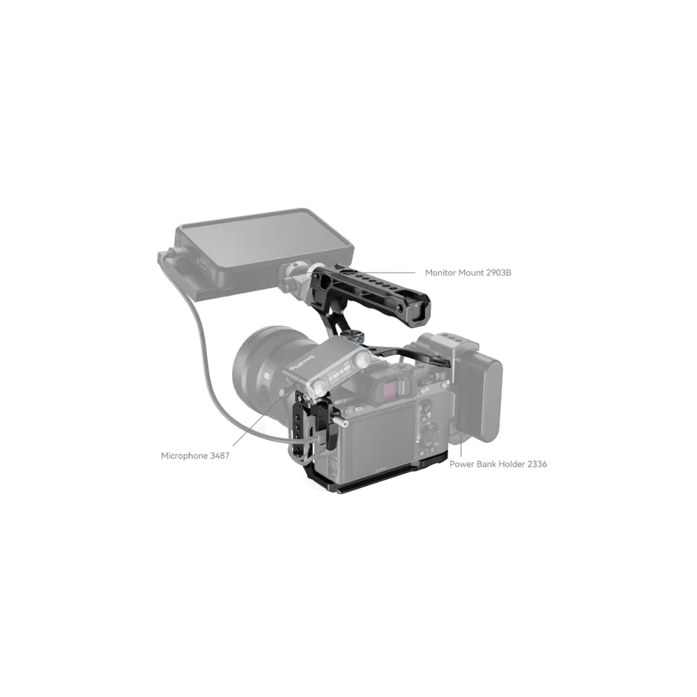 SmallRig Cage Kit for Sony Alpha 7 III / Alpha 7R III 4198 5