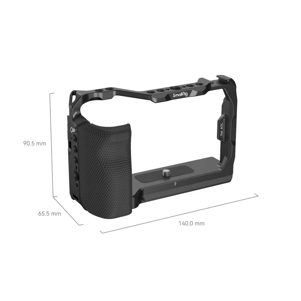 Smallrig Cage with Side Handle for Sony Alpha 7C Camera – 3212B 2