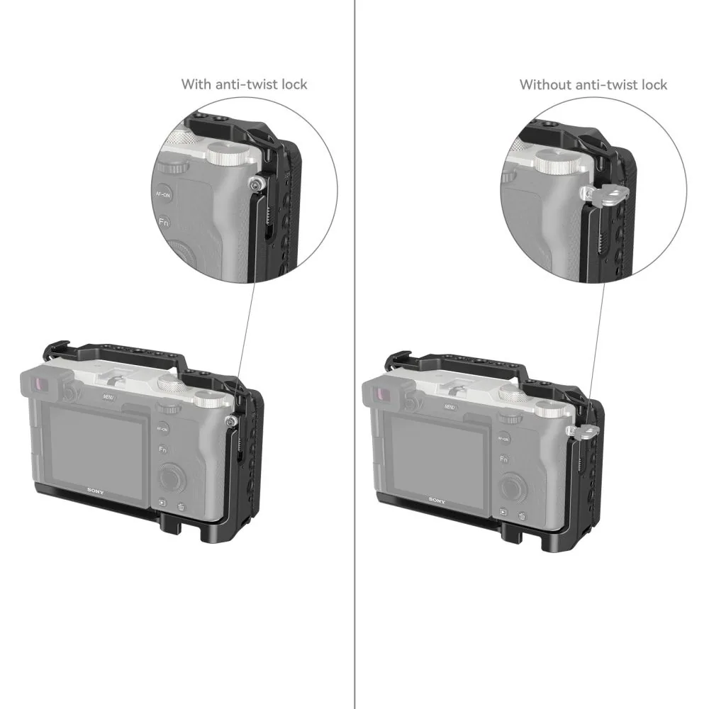 Smallrig Cage with Side Handle for Sony Alpha 7C Camera – 3212B 4