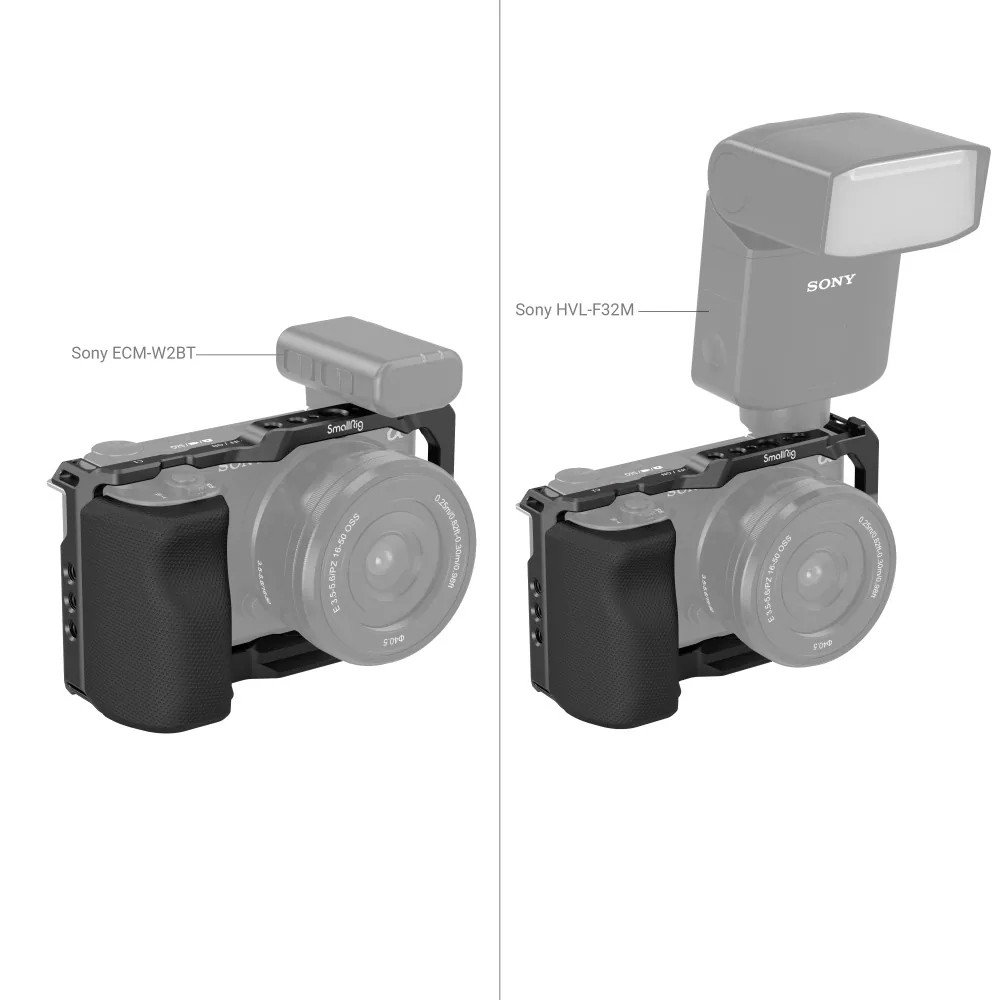 Smallrig Camera Cage with Grip for Sony ZV-E10 – 3538B 5