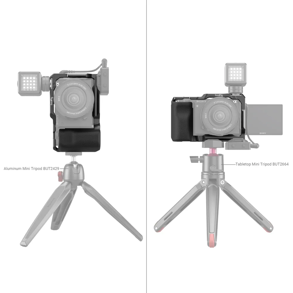 Smallrig Camera Cage with Grip for Sony ZV-E10 – 3538B 6