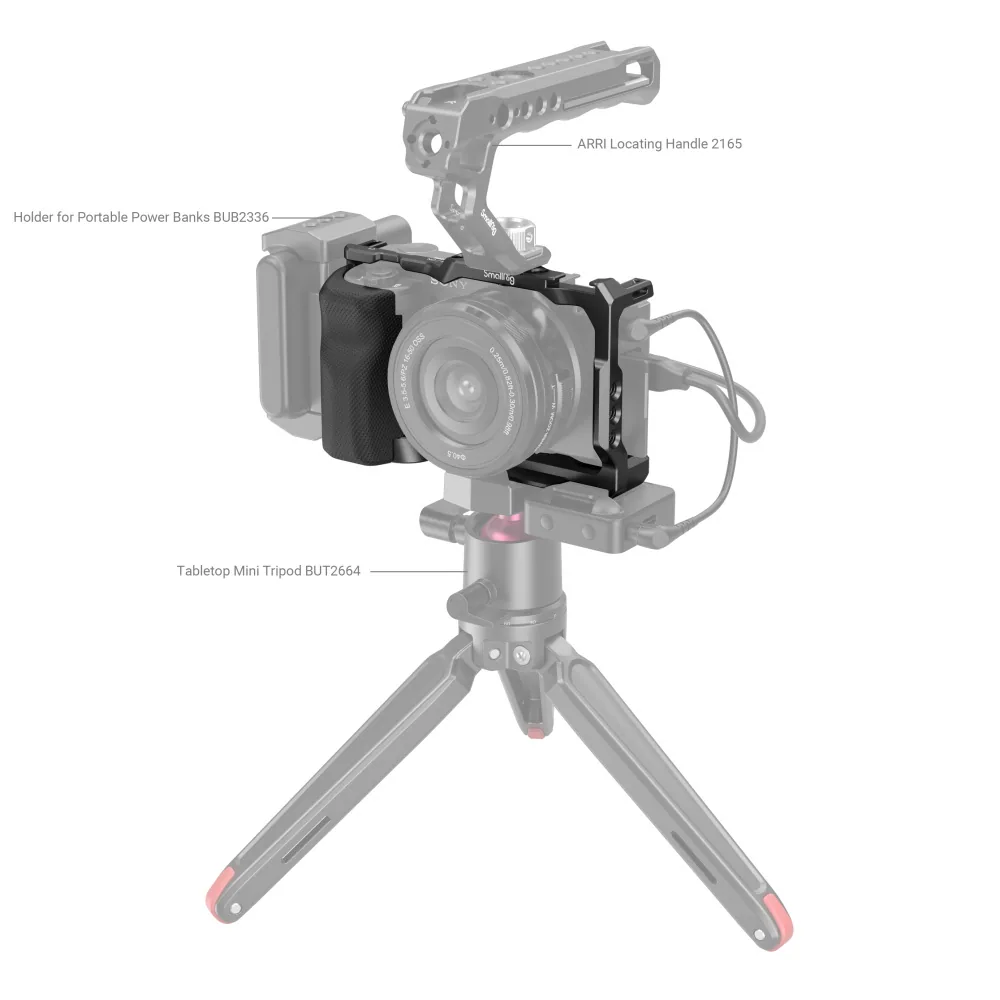 Smallrig Camera Cage with Grip for Sony ZV-E10 – 3538B 7