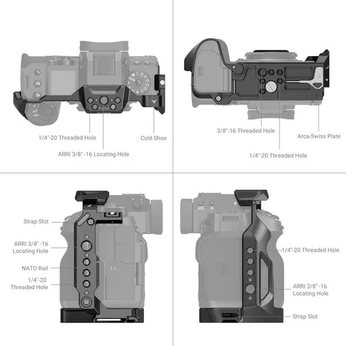 SmallRig Cage for FUJIFILM X-H2 / X-H2S – 3934 5