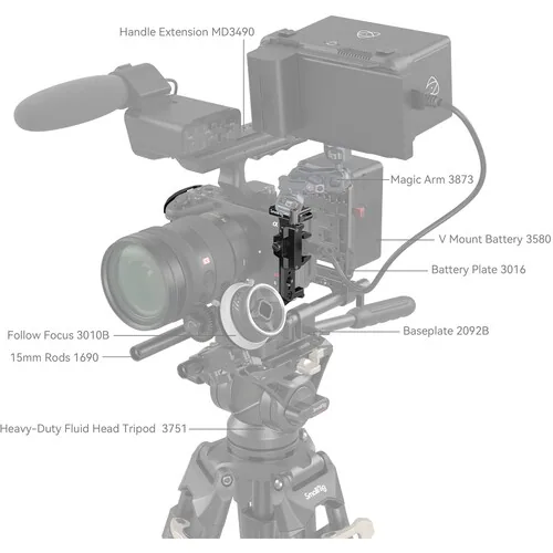 SmallRig Cage for Sony FX30 / FX3 – 4183 9