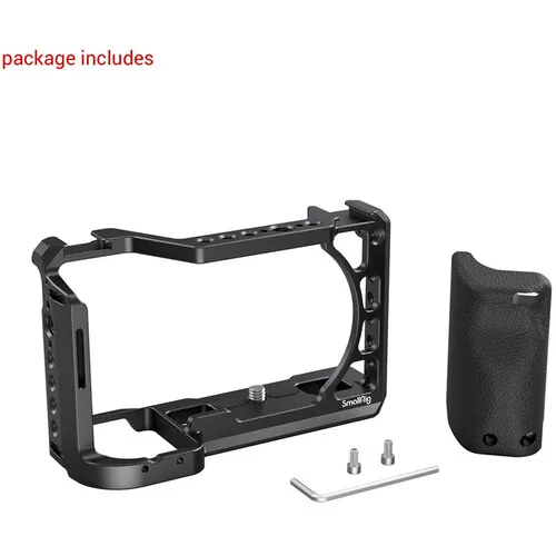 SmallRig Camera Cage with Silicone Handle for Sony A6100/A6300/A6400 – 3164 2