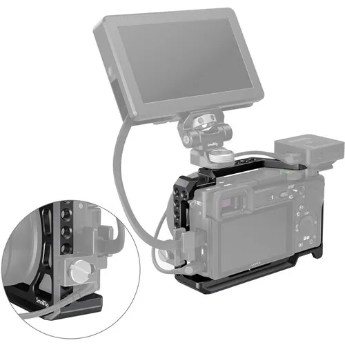 SmallRig Camera Cage with Silicone Handle for Sony A6100/A6300/A6400 – 3164 6