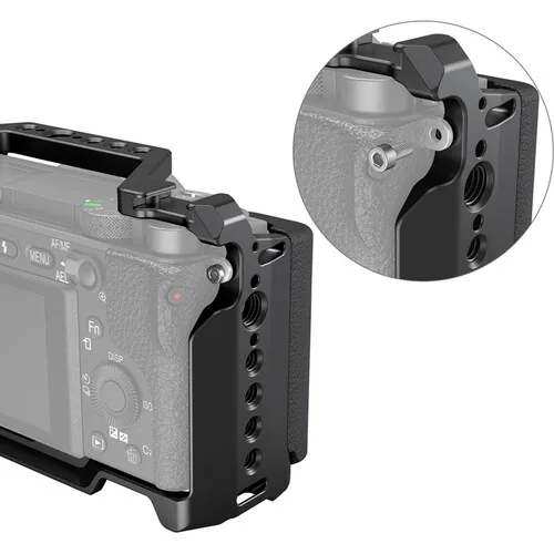 SmallRig Camera Cage with Silicone Handle for Sony A6100/A6300/A6400 – 3164 7