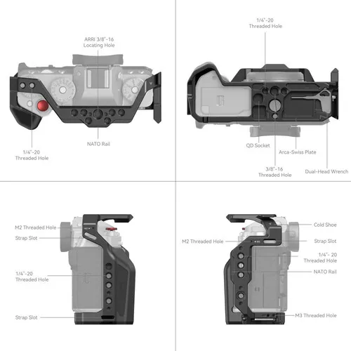 SmallRig Multifunctional Cage for FUJIFILM X-T5 – 4135 5