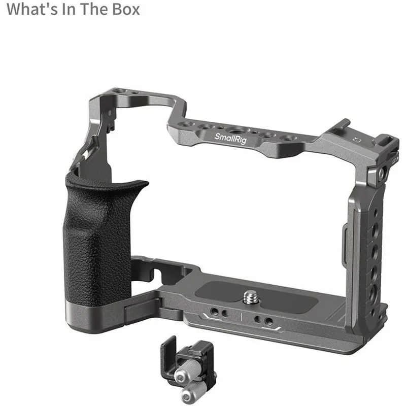 SmallRig HawkLock Quick Release Cage Kit with Silicone Handle for Sony a7C II & a7CR (5198) 9