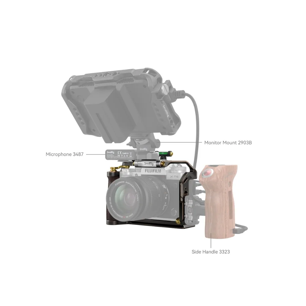 SmallRig Retro Cage for FUJIFILM X-T5 3870 5