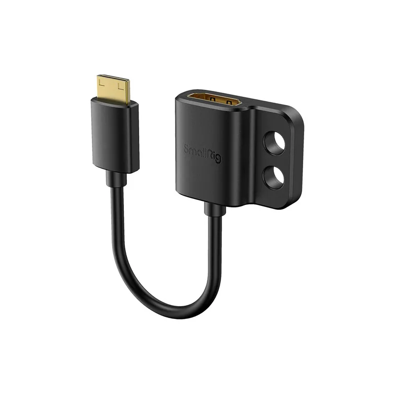 SmallRig Ultra-Slim Female HDMI Type A to Male Mini-HDMI Type C Adapter Cable (3020) 2