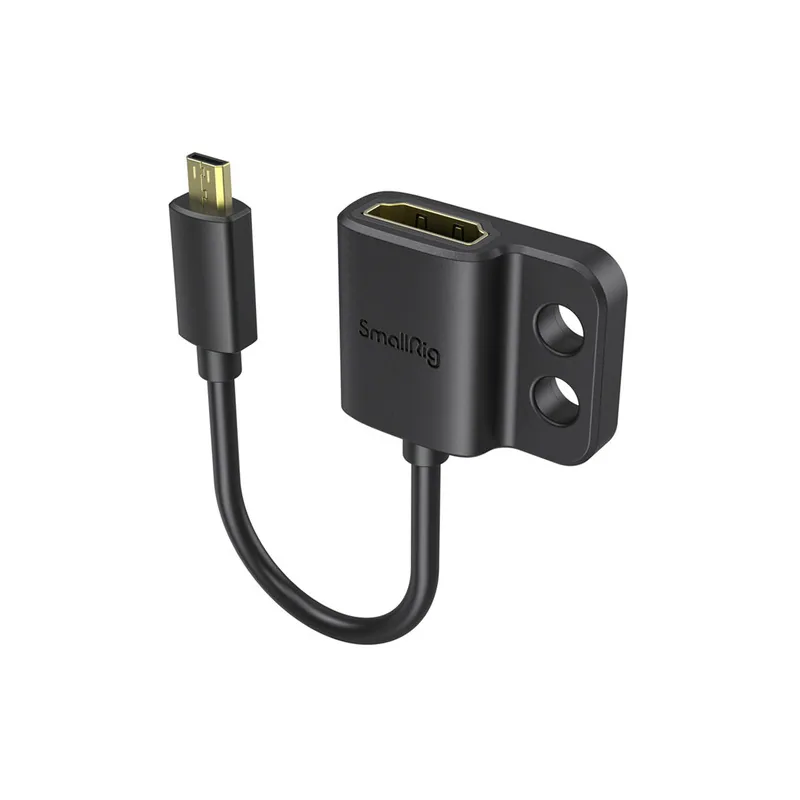 SmallRig Ultra-Slim Female HDMI Type A to Male Micro-HDMI Type D Adapter Cable (3021) 2