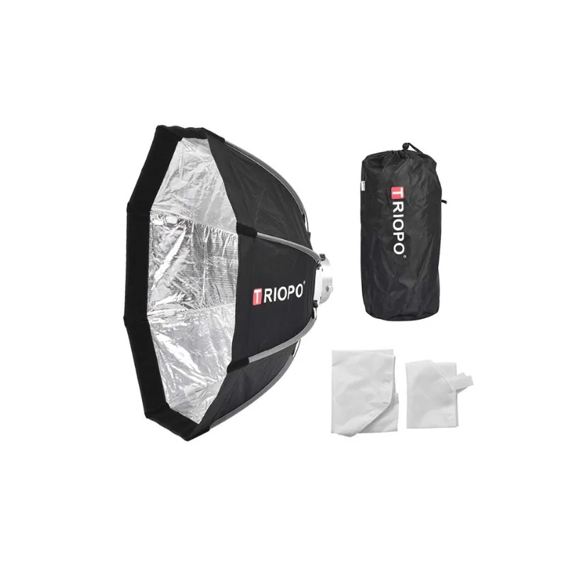 Softbox bát giác Triopo K2-55 (bao gồm lưới tổ ong)