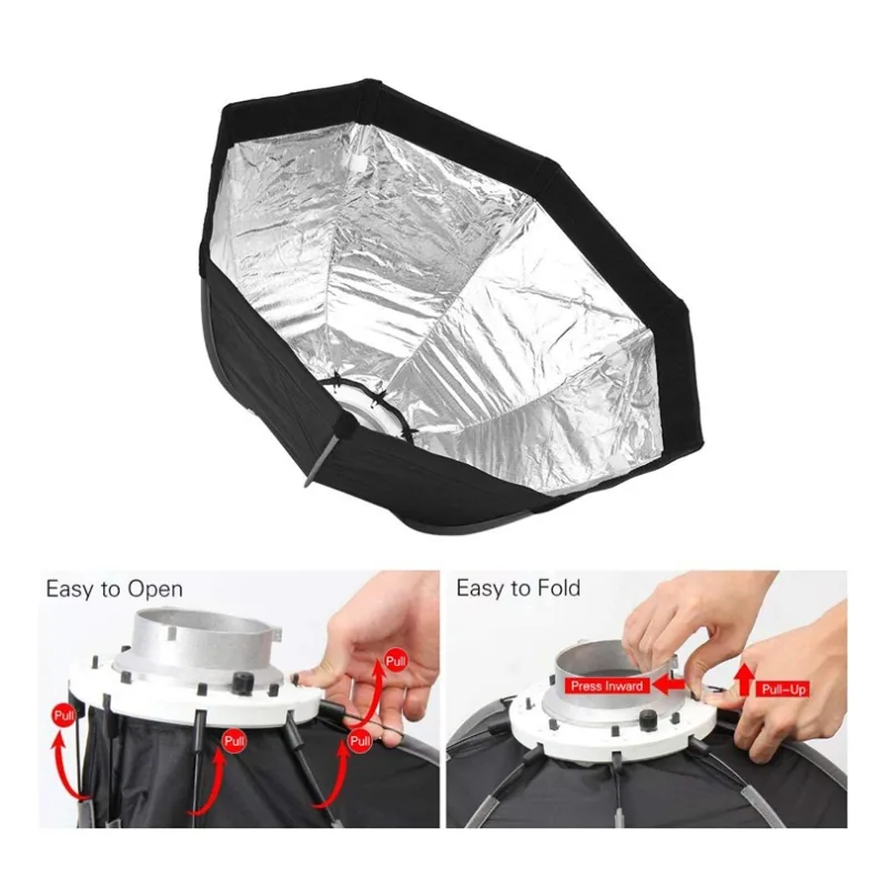 Softbox bát giác Triopo K2-55 (bao gồm lưới tổ ong) 4