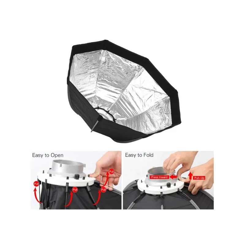 Softbox bát giác Triopo K2-65 (bao gồm lưới tổ ong) 5