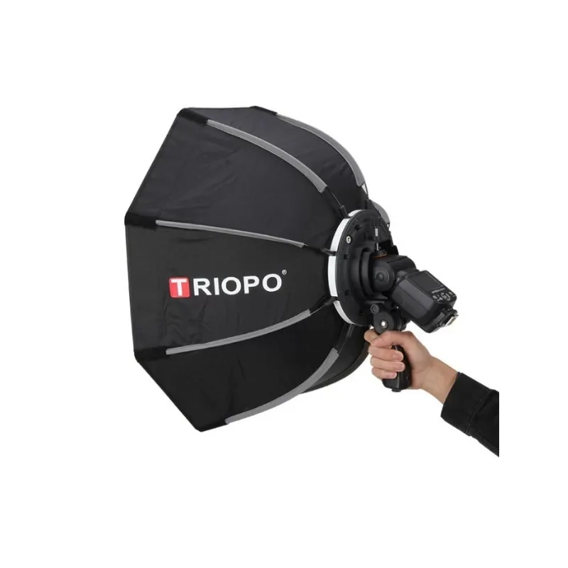 Softbox bát giác Triopo KS2-90 cho đèn flash speedlite (bao gồm lưới tổ ong) 2