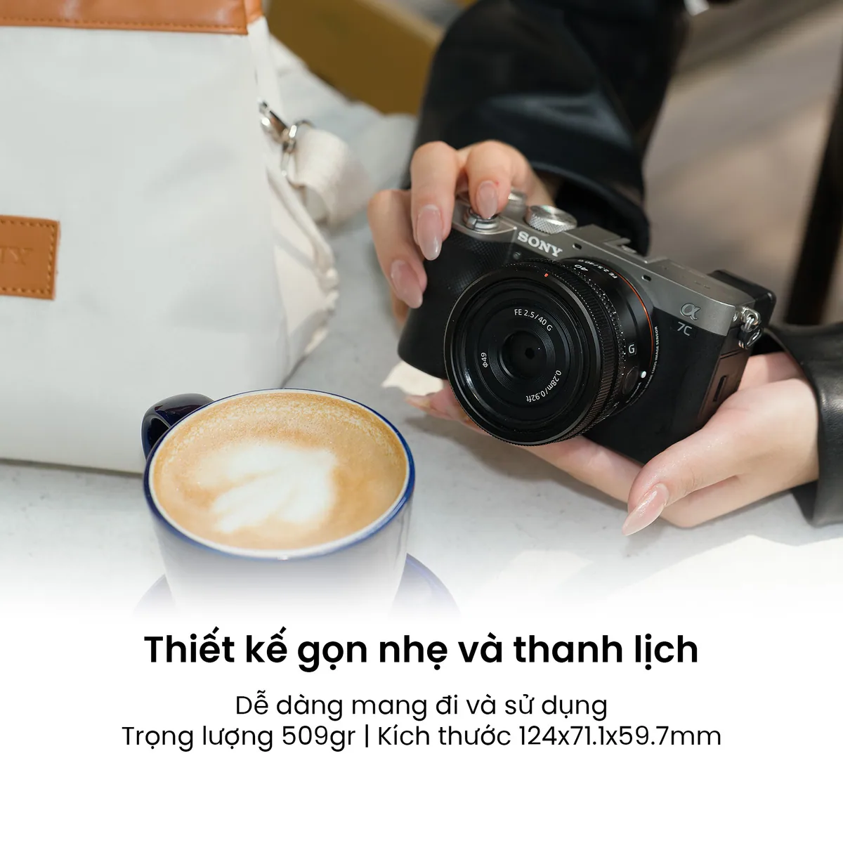 Sony Alpha A7C Body (Black/Silver) (Chính hãng) 4