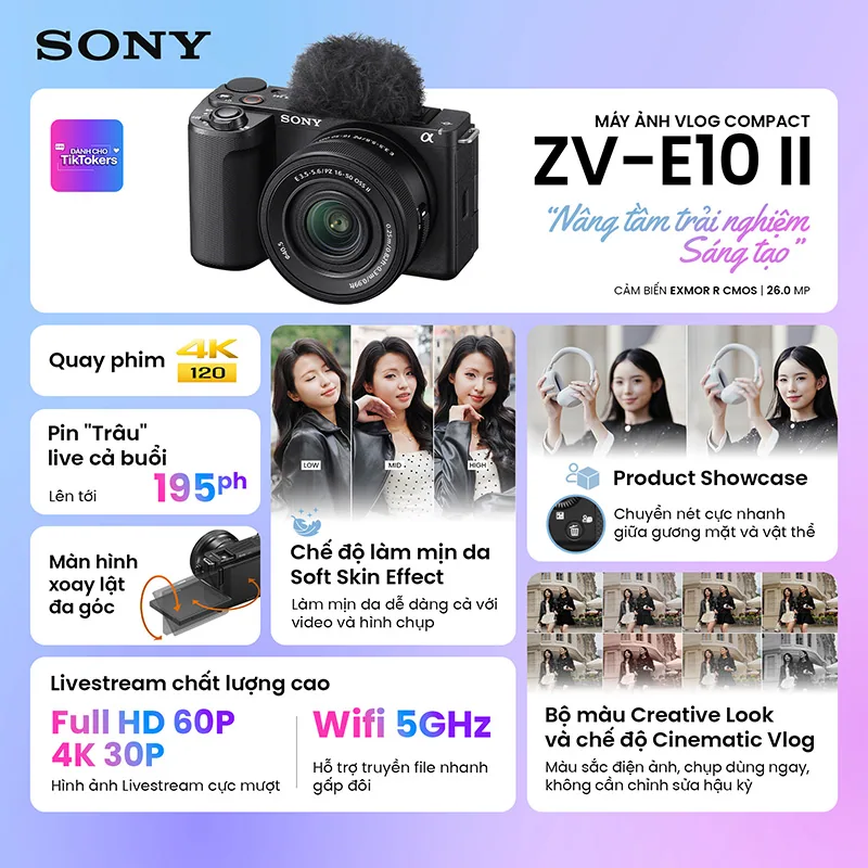 Sony ZV-E10 II Body (Black) 2
