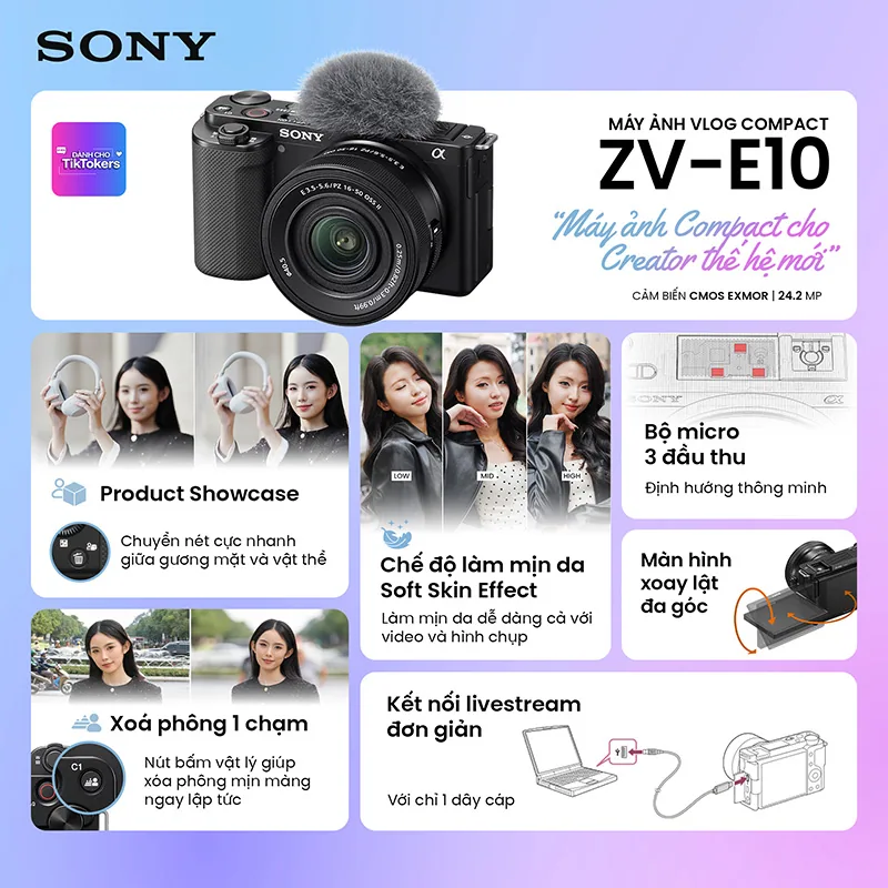 Sony ZV-E10 Body (Chính hãng) 2