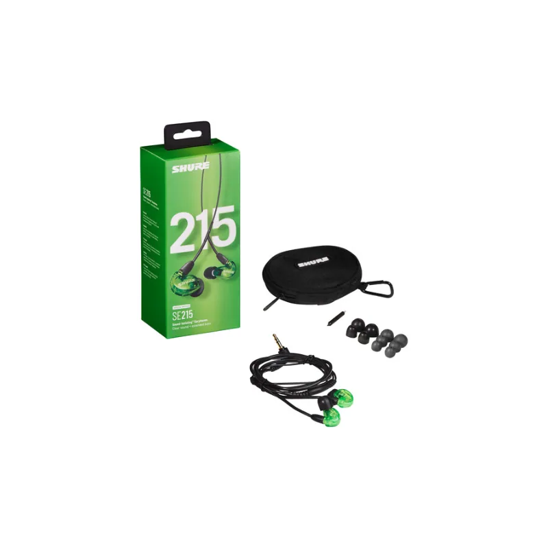 Tai nghe inear dây Shure SE215 PRO màu xanh lá (SE215SPE-GN) 2