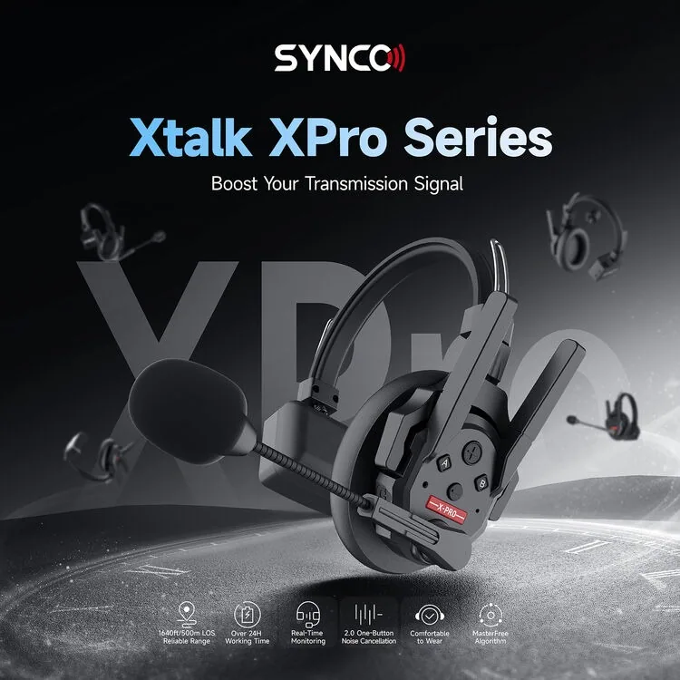 Tai nghe liên lạc nội bộ Synco Xtalk XPro2 (Cho 2 Người) 8