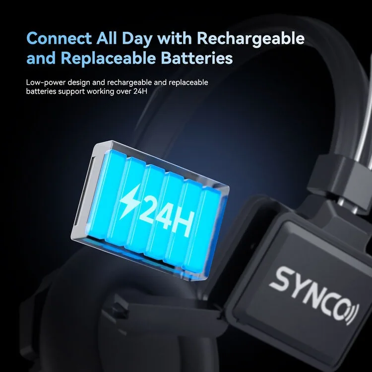 Tai nghe liên lạc nội bộ Synco Xtalk XPro9 (Cho 9 Người) 10