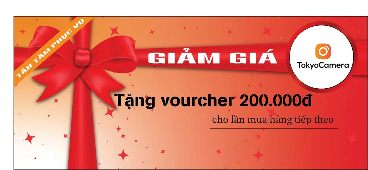 Tặng vourcher 200.000đ cho lần mua hàng tiếp theo
