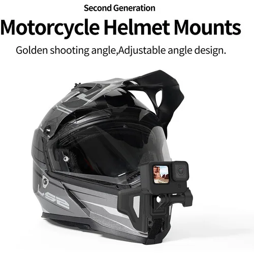 Bộ gắn ActionCam lên cằm mũ bảo hiểm Fullface (Telesin GP-HBM-MT2) 8