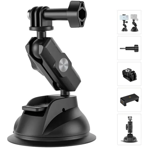 Chân đế hít kính cho ActionCam / Phone (Telesin TE-SUC-012)