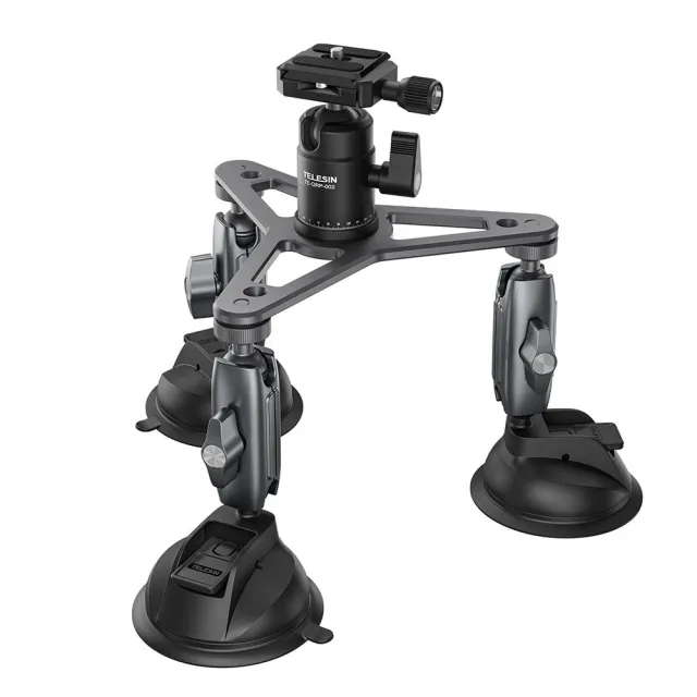 Bộ ba chân đế hít kính cho ActionCam (Telesin TE-TSB-001)