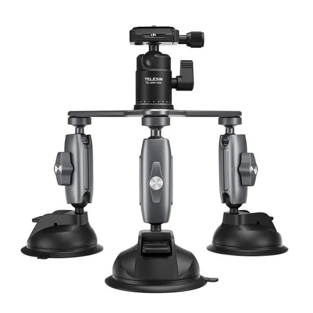 Bộ ba chân đế hít kính cho ActionCam (Telesin TE-TSB-001) 3